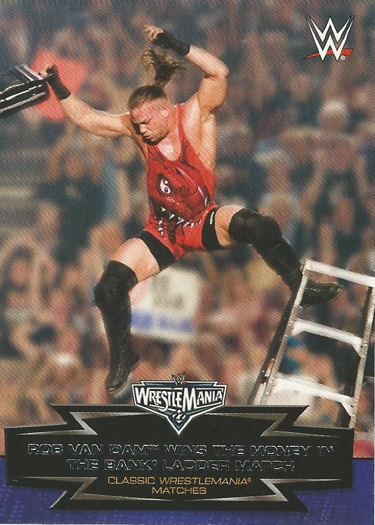 WWE Topps Road to Wrestlemania 2015 Rob Van Dam 22 of 30 trading card PW Catalog