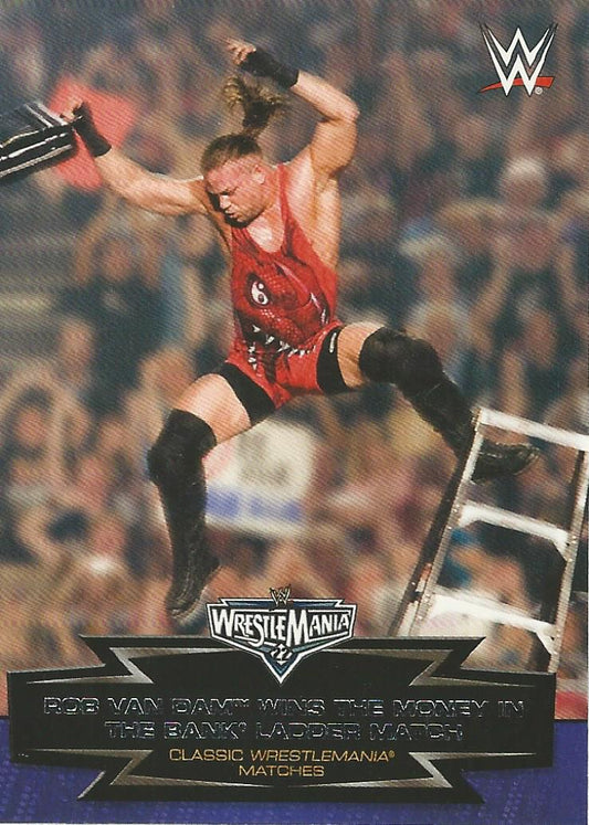 WWE Topps Road to Wrestlemania 2015 Rob Van Dam 22 of 30 trading card PW Catalog