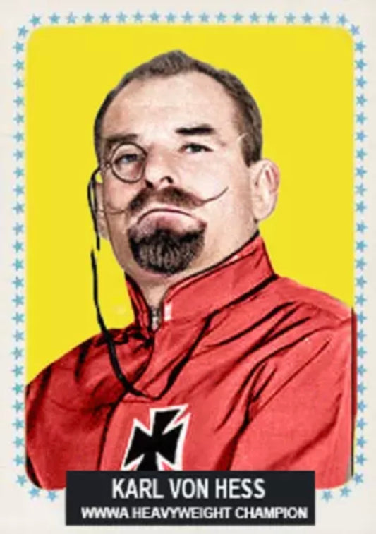 Karl VON Hess trading card PW Catalog