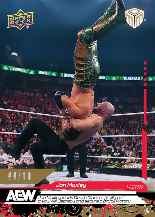JON Moxley – JON Moxley Lands Death Rider to Finally PUT Away Will Ospreay and Secure a Pinfall Victory