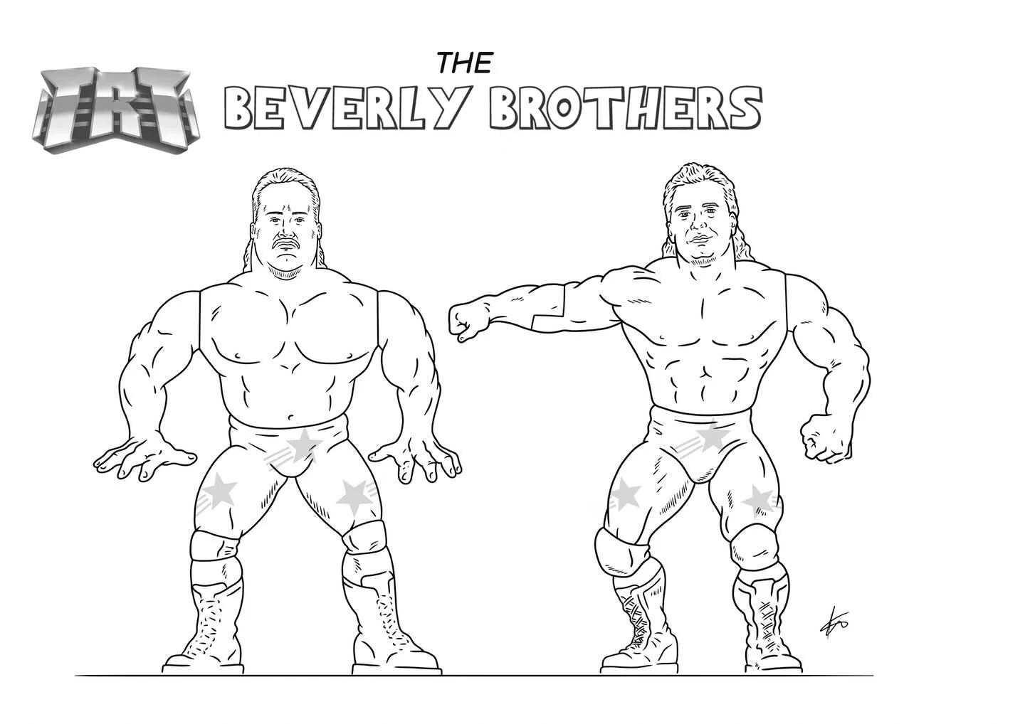 Title Run Toys Series 2 Beverly Brothers  1 of 300 Limited Edition
