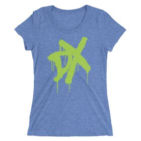 D-Generation X "Spraypaint" Women's Tri-Blend T-Shirt T-Shirt PW Catalog
