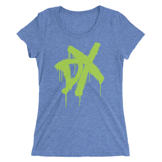 D-Generation X "Spraypaint" Women's Tri-Blend T-Shirt T-Shirt PW Catalog