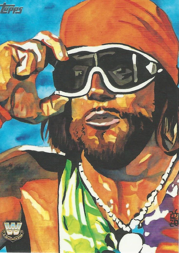 WWE Topps Undisputed 2020 Macho Man Randy Savage RS-6 trading card PW Catalog