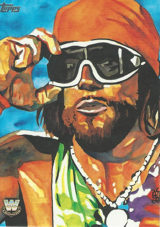 WWE Topps Undisputed 2020 Macho Man Randy Savage RS-6 trading card PW Catalog