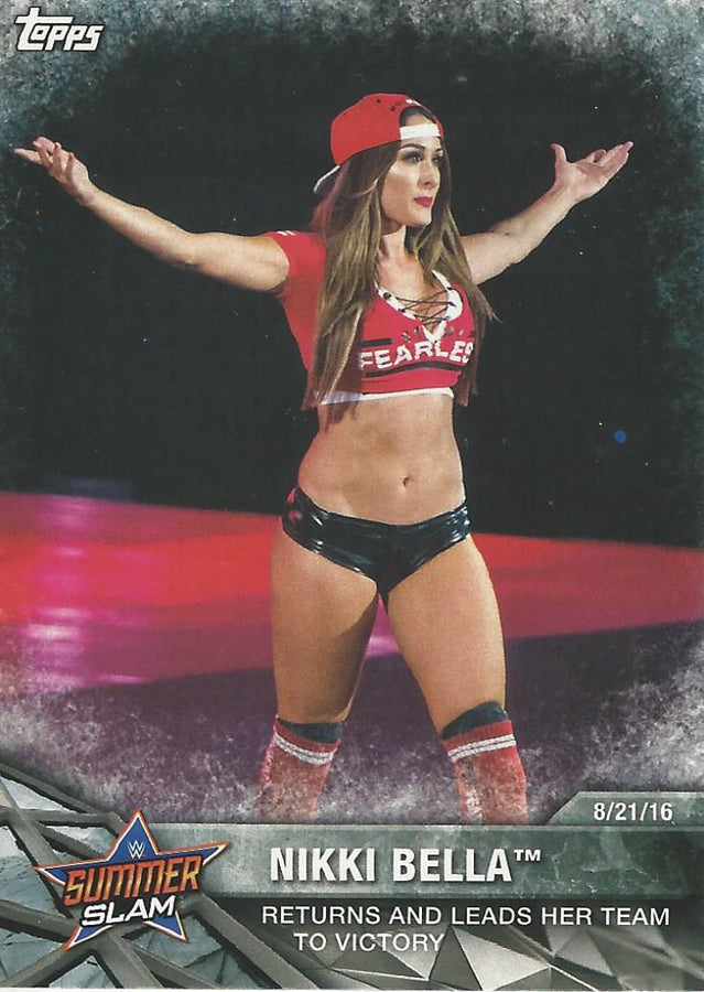 WWE Topps Women Division 2017 Nikki Bella WWE-3 trading card PW Catalog