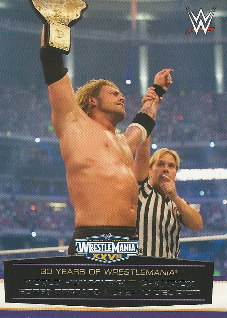WWE Topps Road to Wrestlemania 2014 Edge 53 of 60 trading card PW Catalog