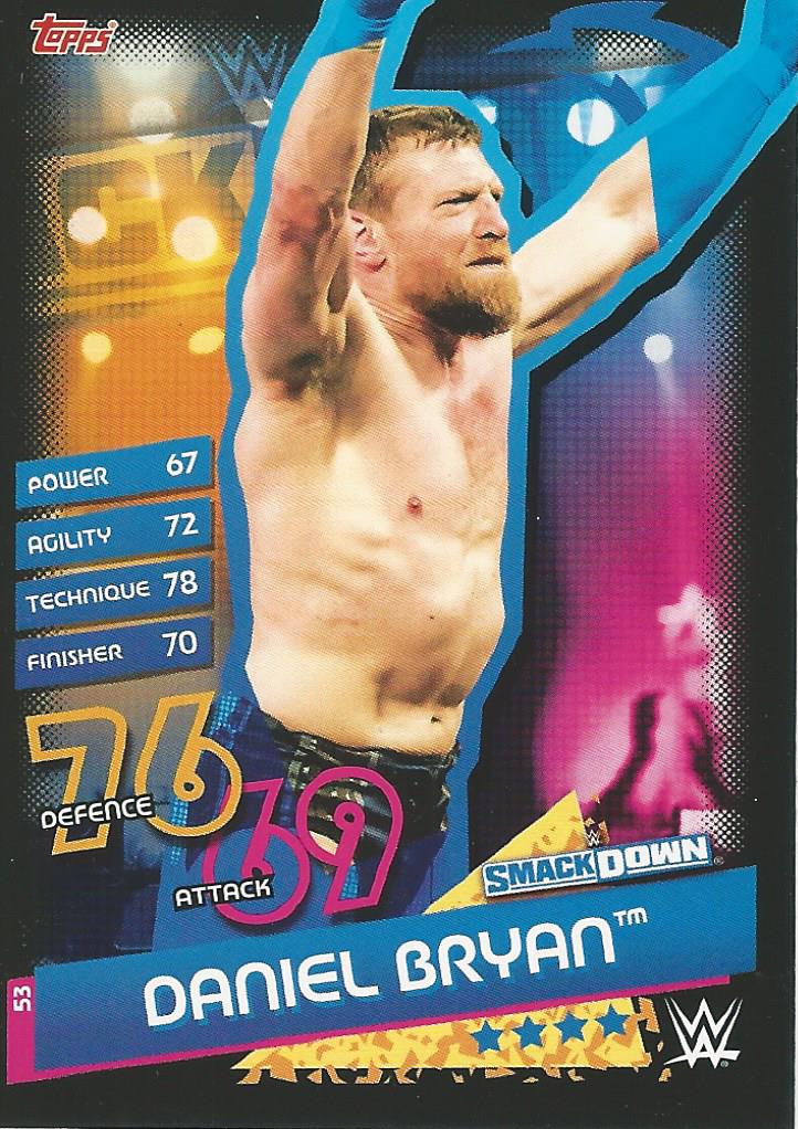 WWE Topps Slam Attax Reloaded 2020 Daniel Bryan #53