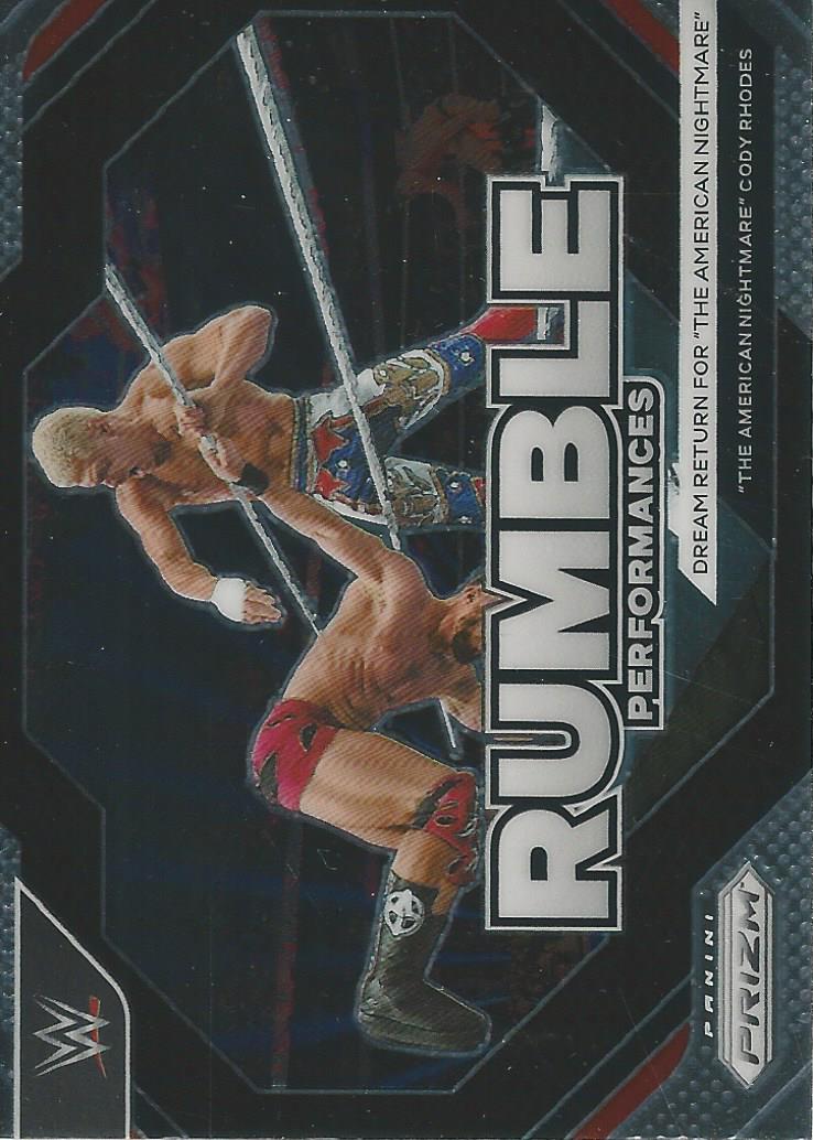 WWE Panini Prizm 2024 Rumble Performances Cody Rhodes #4