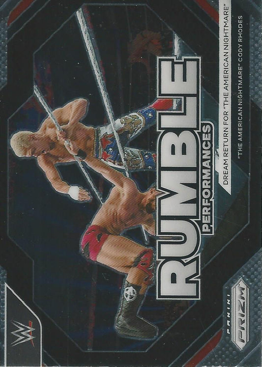 WWE Panini Prizm 2024 Rumble Performances Cody Rhodes #4