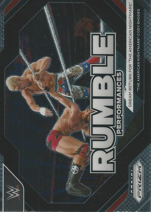 WWE Panini Prizm 2024 Rumble Performances Cody Rhodes #4