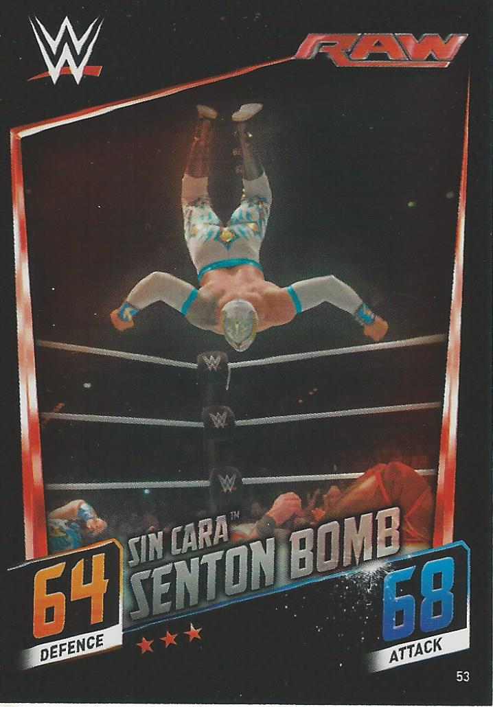 WWE Topps Slam Attax 2015 Then Now Forever Sin Cara #53