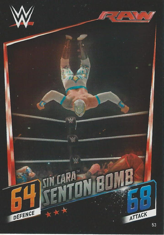 WWE Topps Slam Attax 2015 Then Now Forever Sin Cara #53