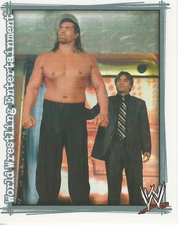 WWE Topps Superstars Uncovered 2007 Sticker The Great Khali #53