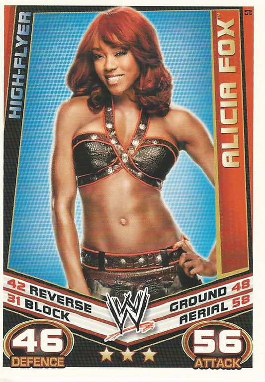 WWE Topps Slam Attax Rebellion 2012 Alicia Fox #53