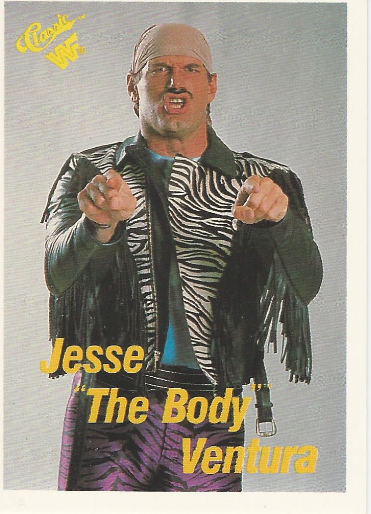 WWF Classic Trading Cards 1990 Jesse Ventura No.53 trading card PW Catalog