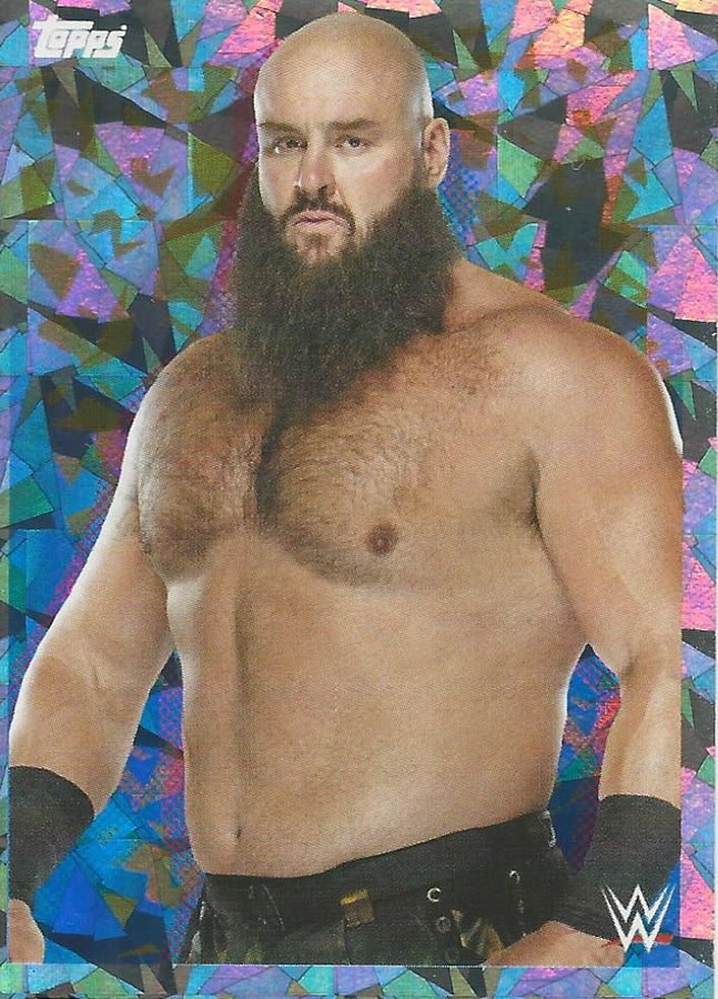 WWE Topps Road to Wrestlemania Stickers 2021 Braun Strowman #53