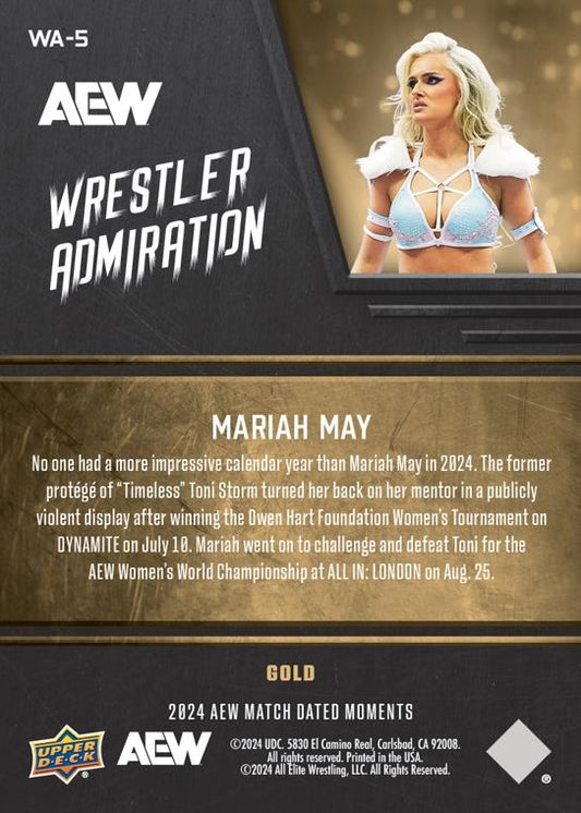 Wrestler Admiration – Mariah MAY