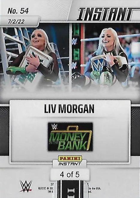 LIV Morgan – LIV Morgan Cashes in to Become New Smackdown Women’s Championship trading card PW Catalog