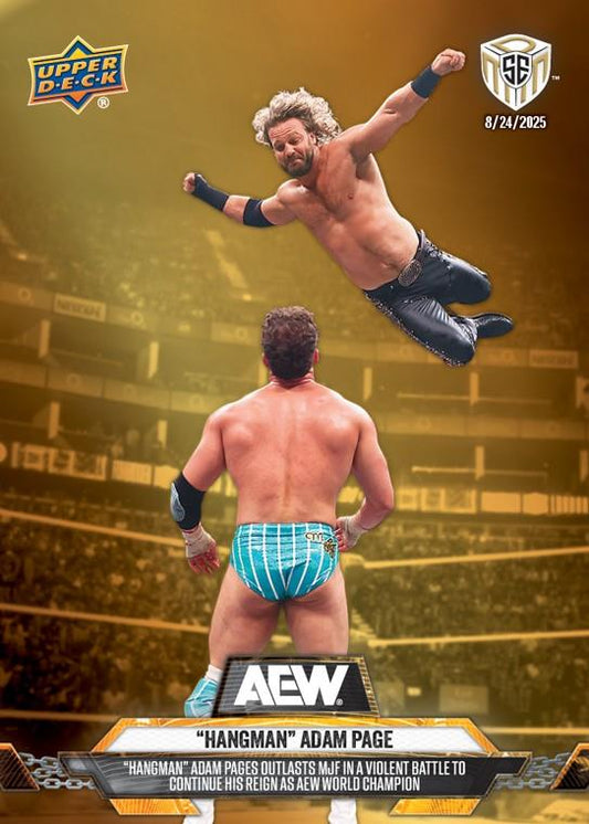 “Hangman” Adam Page – “Hangman” Adam Pages Outlasts MJF in a Violent Battle to Continue HIS Reign AS AEW World Champion