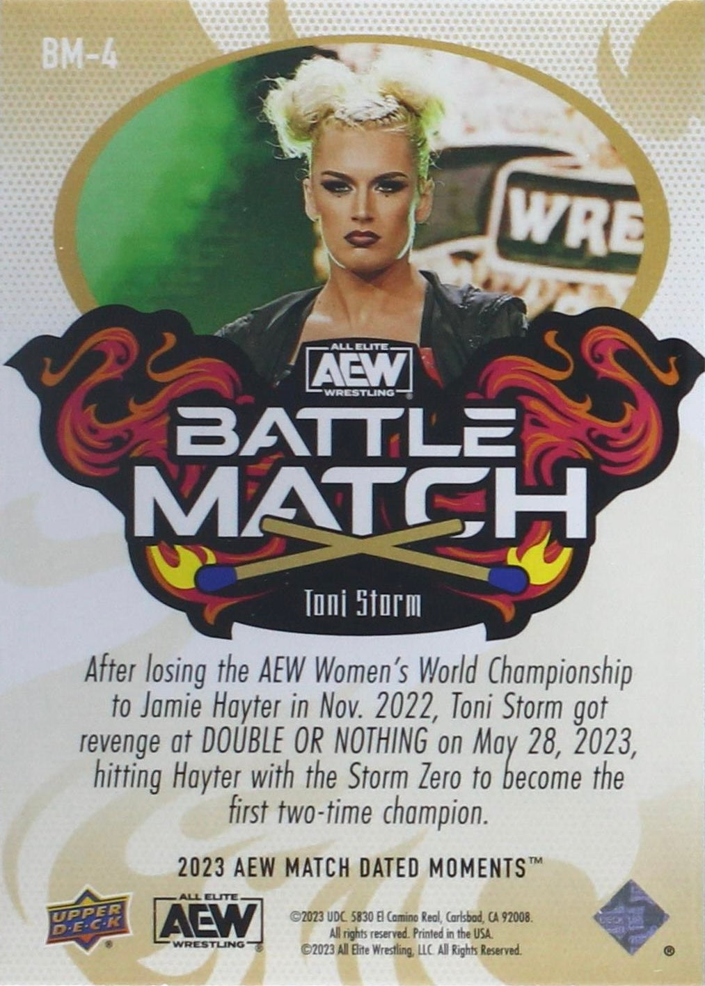 AEW Battle Match – Toni Storm