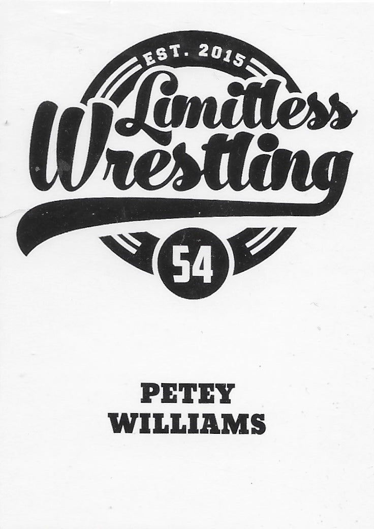 Petey Williams trading card PW Catalog
