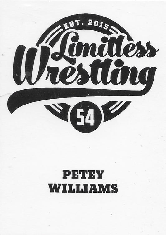 Petey Williams trading card PW Catalog