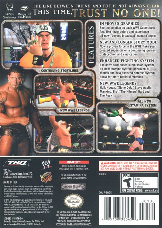 WWE Day of Reckoning 2 [Game Cube] PWcatalog
