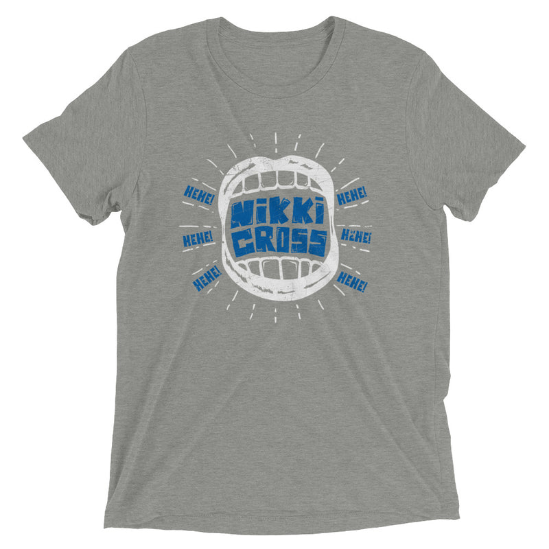 Nikki Cross "Hehe" Tri-Blend Unisex T-Shirt T-Shirt PW Catalog