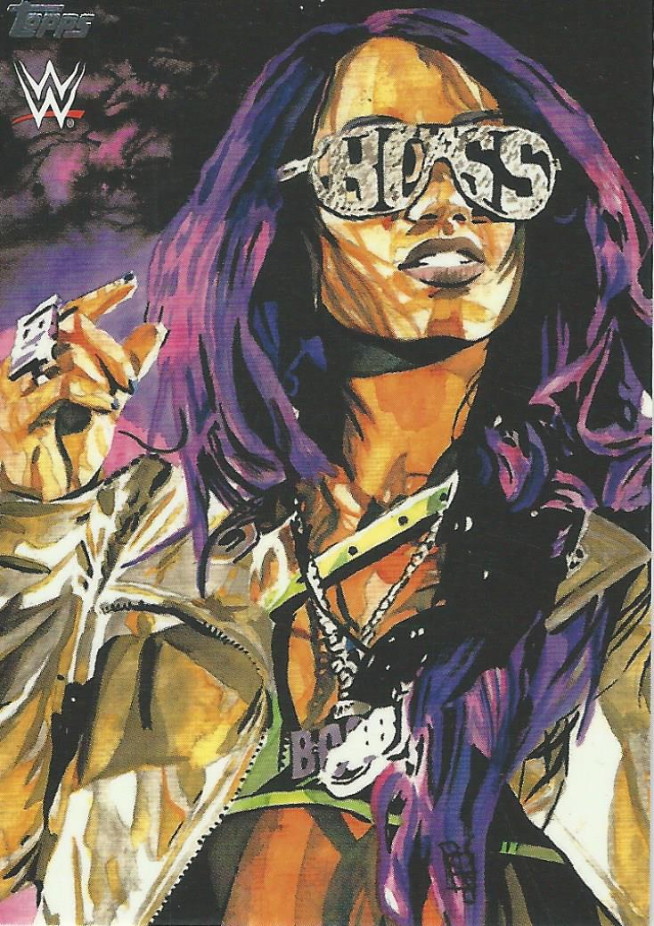 WWE Topps Undisputed 2019 Sasha Banks RS-3 trading card PW Catalog