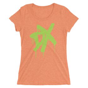 D-Generation X "Spraypaint" Women's Tri-Blend T-Shirt T-Shirt PW Catalog