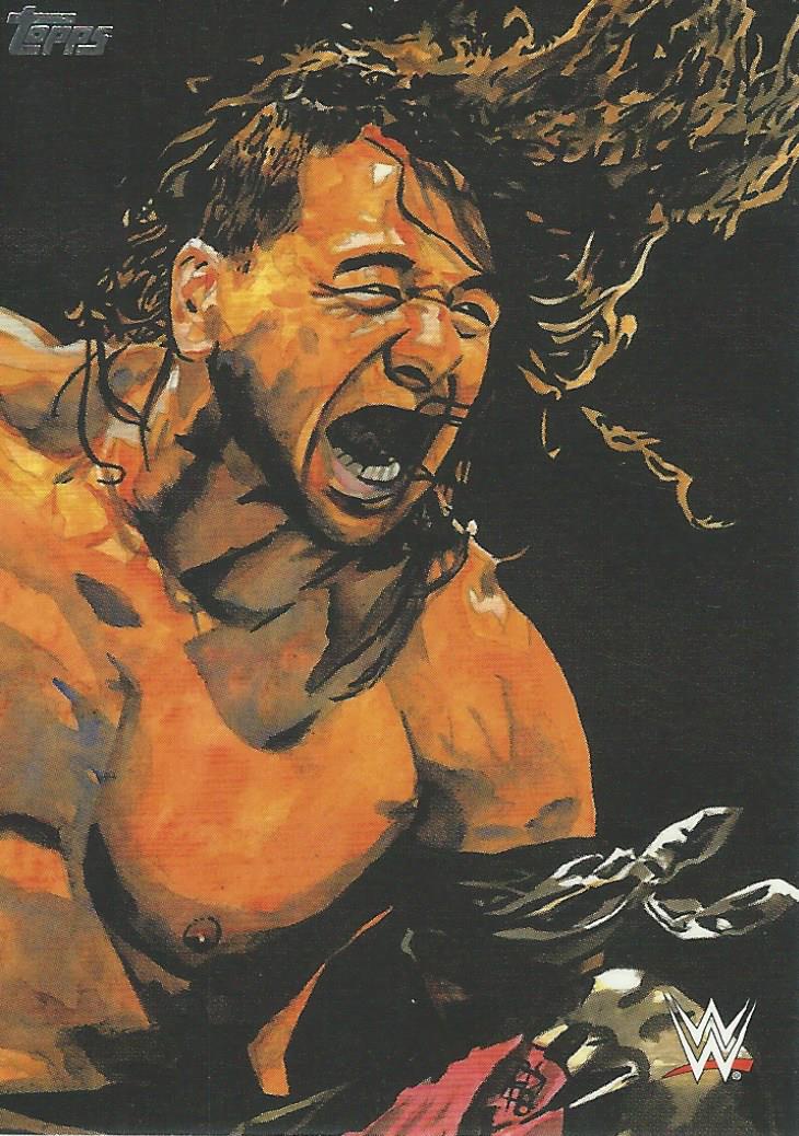 WWE Topps Undisputed 2019 Shinsuke Nakamura RS-6 trading card PW Catalog