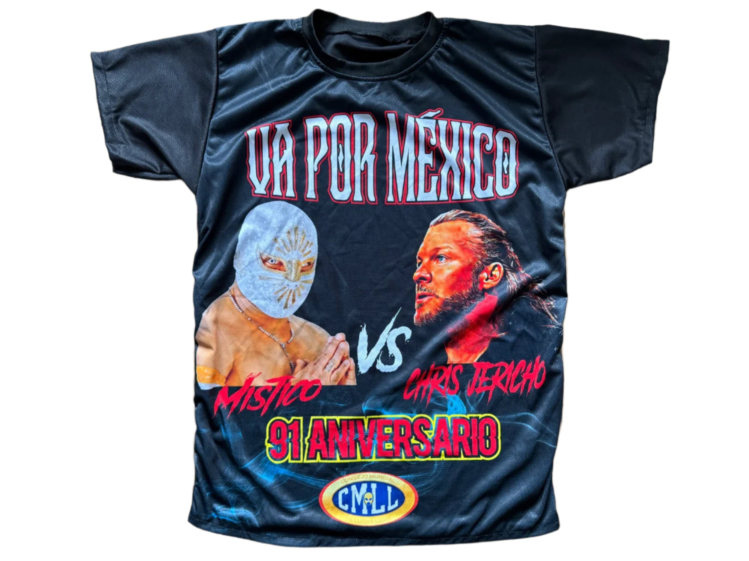 2024 CMLL Mistico VS “The Ocho” Chris Jericho T-Shirt Pwcatalog