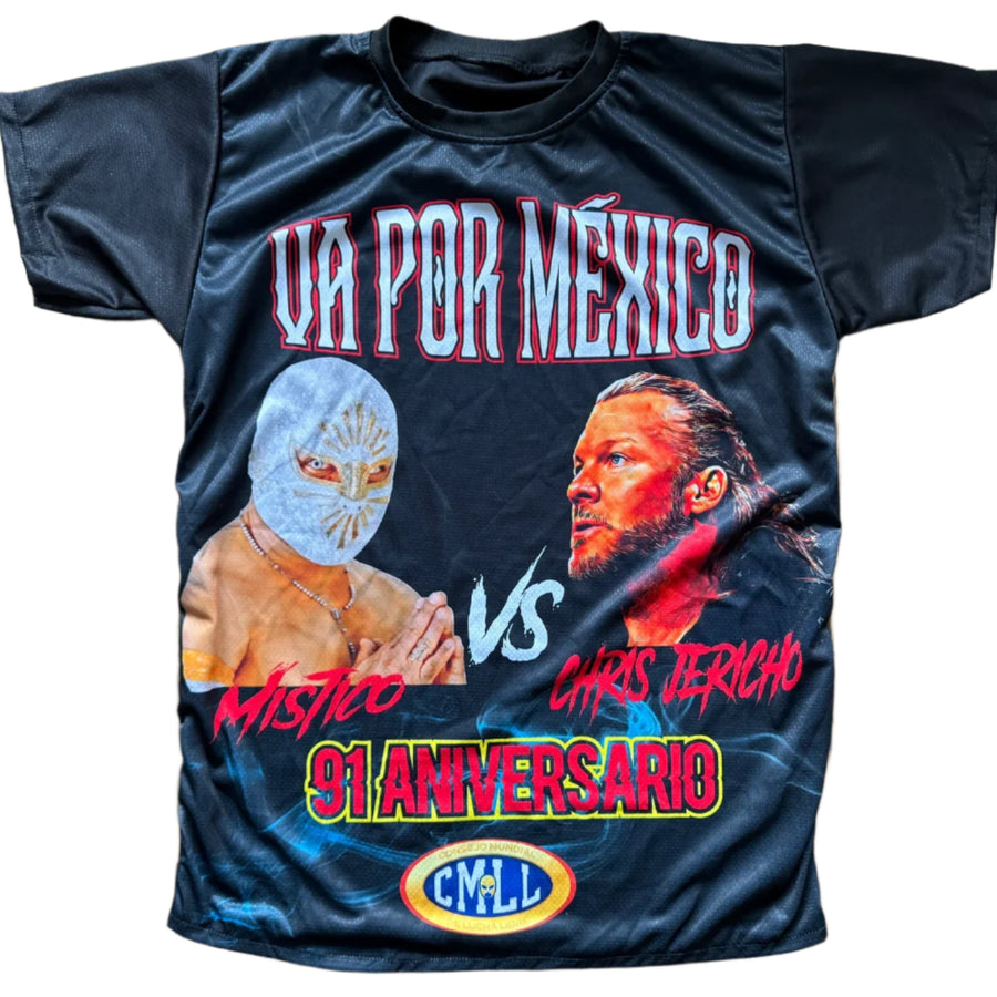 2024 CMLL Mistico VS “The Ocho” Chris Jericho T-Shirt Pwcatalog