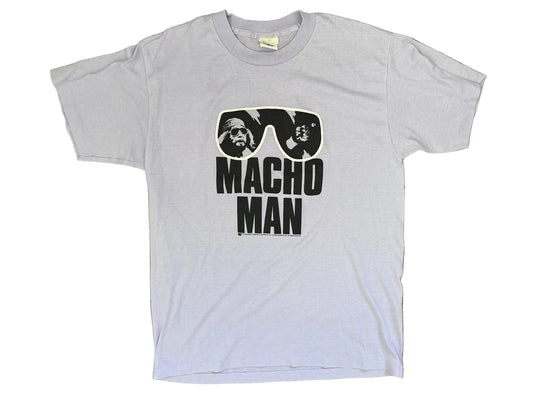 1988 WWF Macho Man Randy Savage White T-Shirt