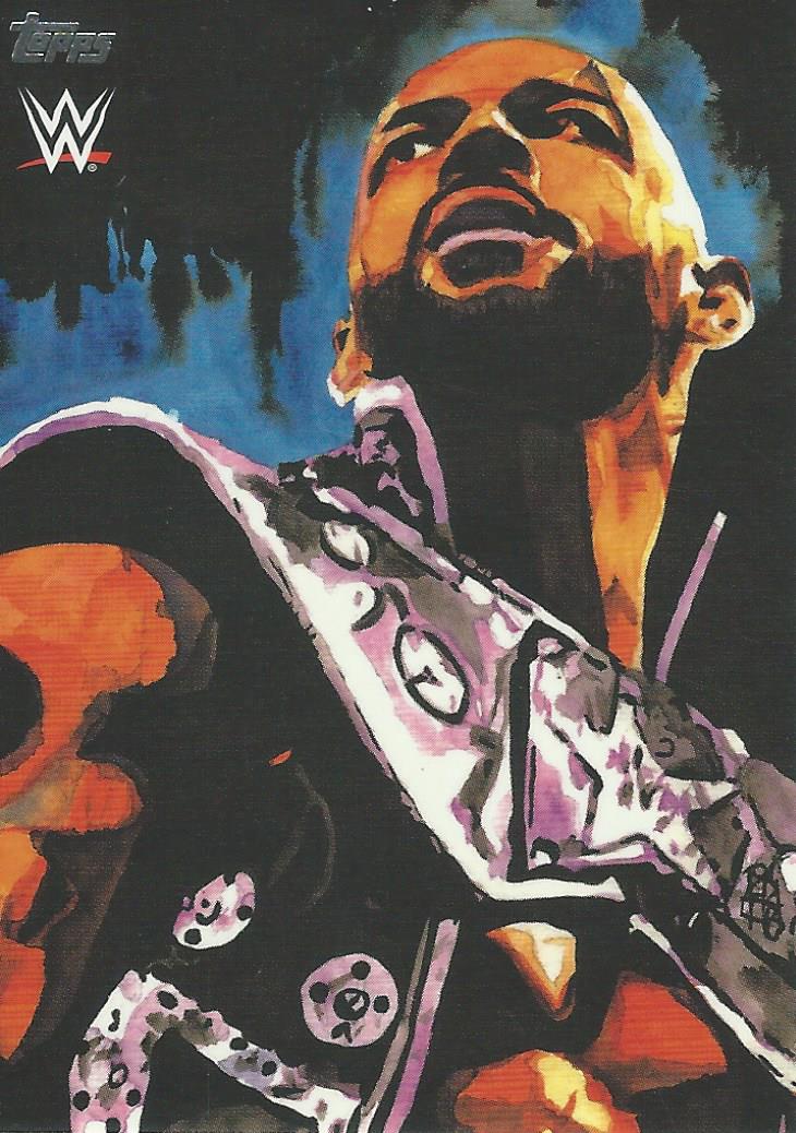 WWE Topps Undisputed 2019 Ricochet RS-8 trading card PW Catalog
