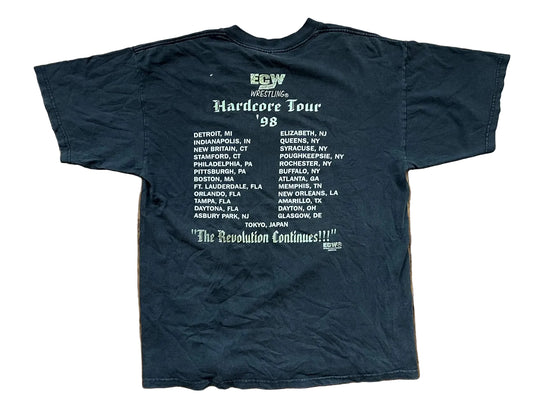 1998 ECW Hardcore Cafe tour Louisiana T-shirt Pwcatalog