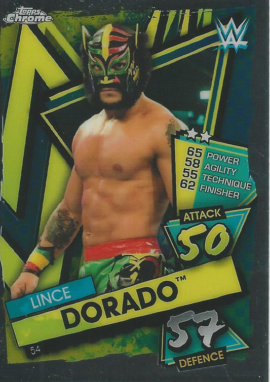 WWE Topps Slam Attax Chrome 2021 Lince Dorado #54