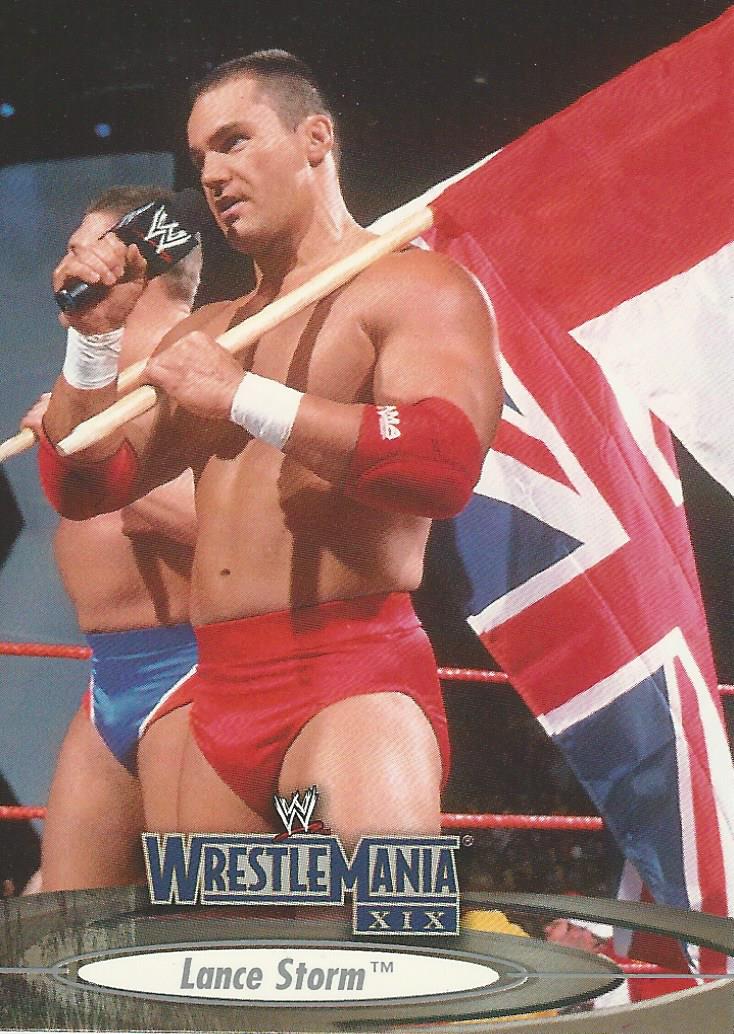 WWE Fleer Wrestlemania XIX 2003 Lance Storm #54