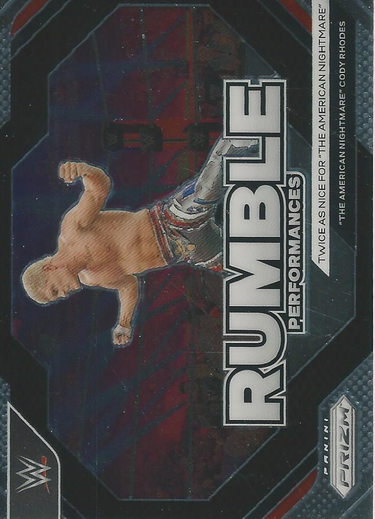 WWE Panini Prizm 2024 Rumble Performances Cody Rhodes #5