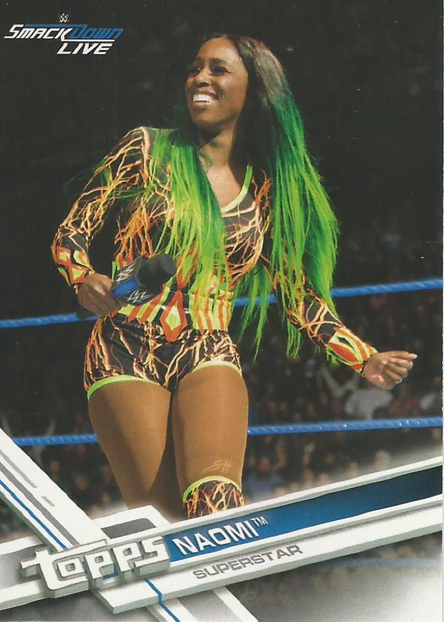 WWE Topps Then Now Forever 2017 Naomi #154