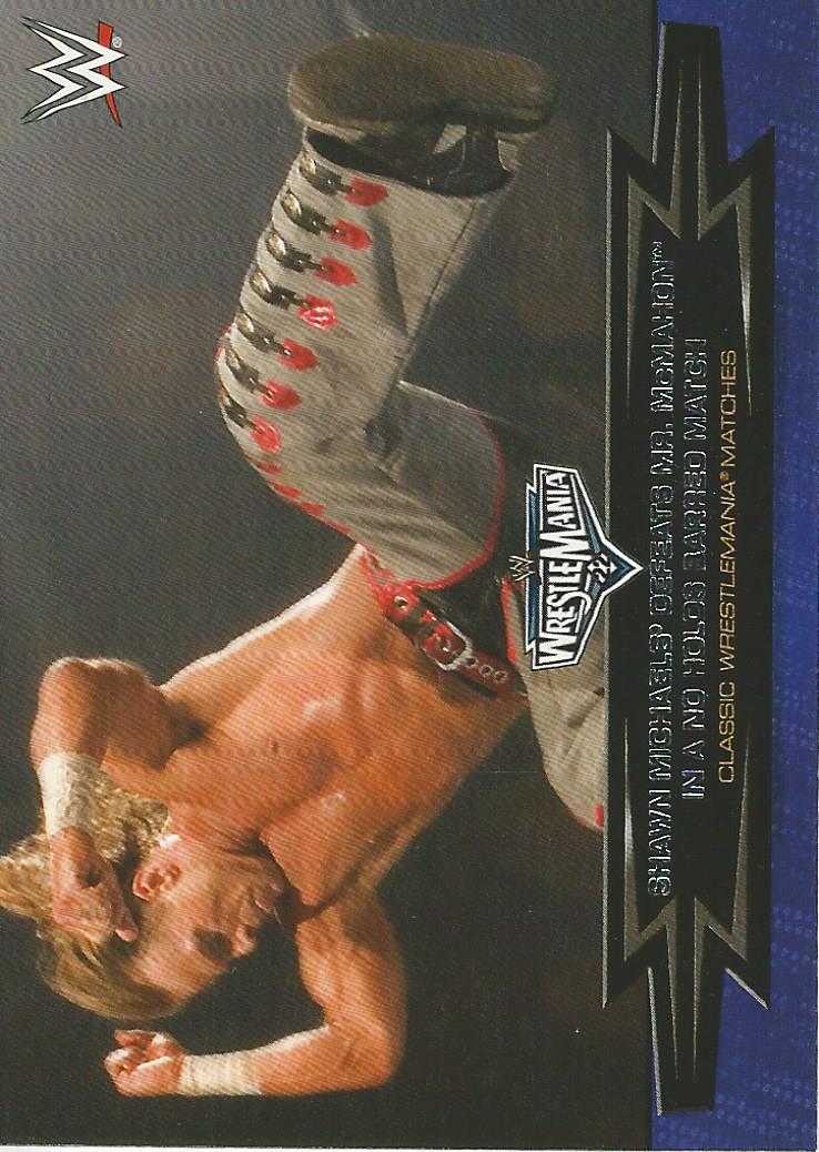 WWE Topps Road to Wrestlemania 2015 Shawn Michaels 24 of 30 trading card PW Catalog