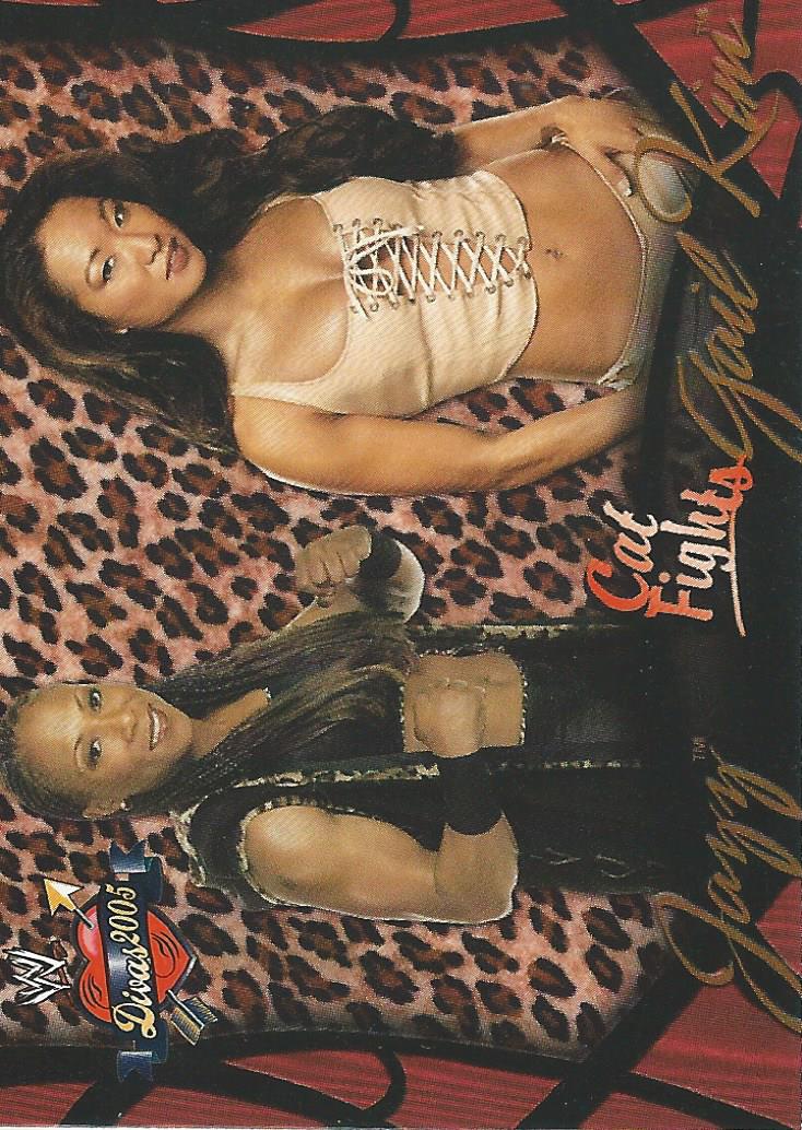 WWE Fleer Divas 2005 Jazz vs Gail Kim #54