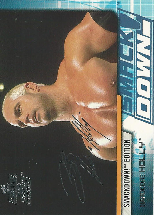 WWE Fleer Raw vs Smackdown 2002 Hardcore Holly #54