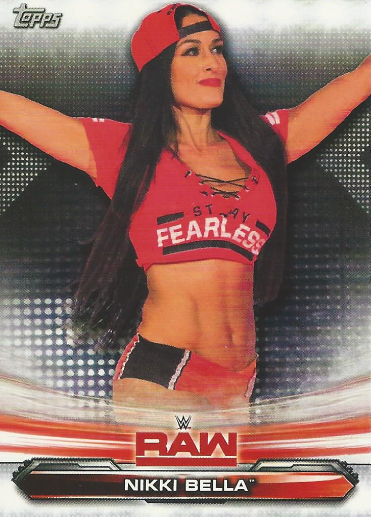 WWE Topps Raw 2019 Nikki Bella #54