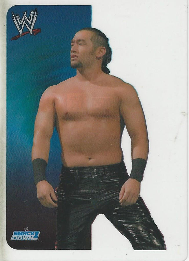 WWE Edibas Lamincards 2004 Akio #54