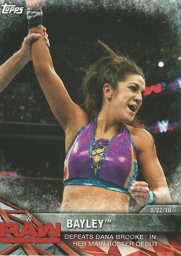 WWE Topps Women Division 2017 Bayley WWE-4 trading card PW Catalog