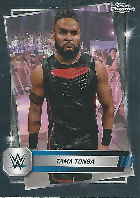 WWE Topps Chrome 2025 Trading Cards Tama Tonga No.54 PW Catalog