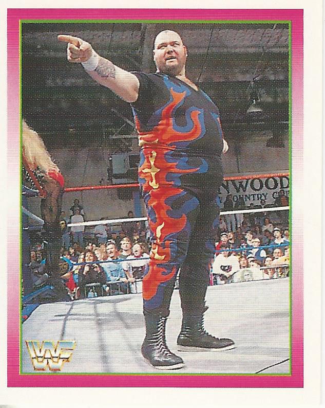 WWF Merlin Stickers 1995 Bam Bam Bigelow #54