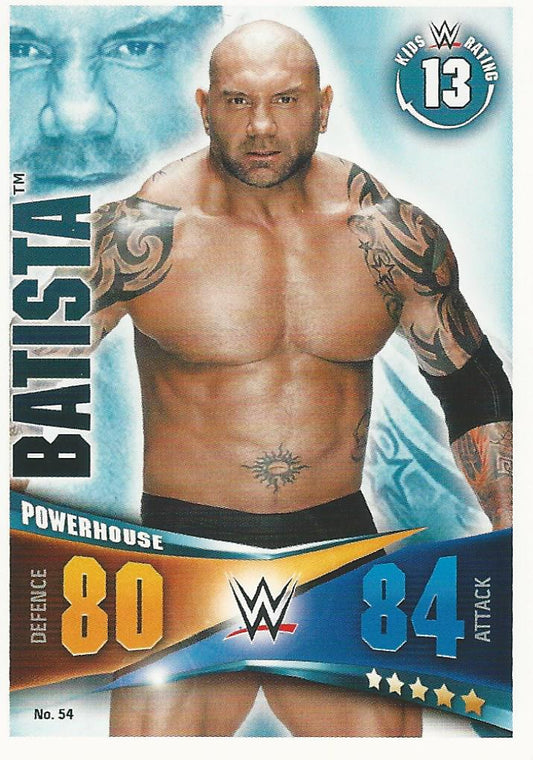 WWE Topps Slam Attax Rivals 2014 Batista #54